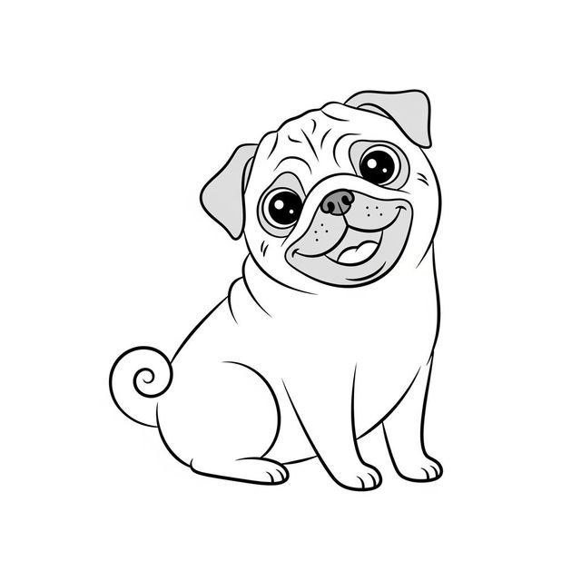 AI Pug Drawing Gallery gallery