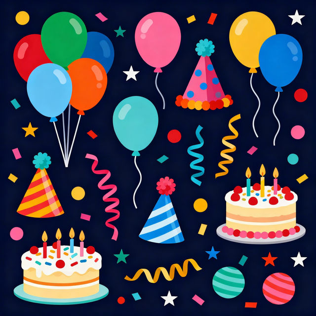 Party Clip Art - Made With AI gallery