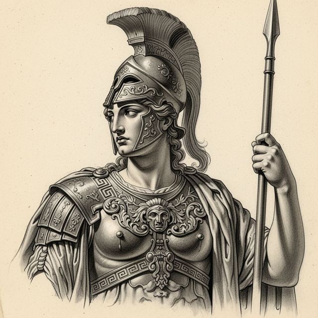 Explore Athena Drawings Created With AI gallery