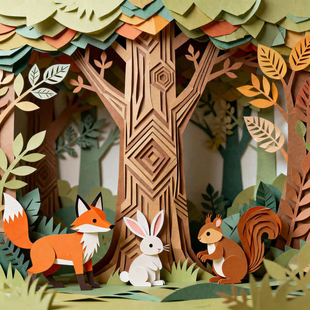 Paper Cut Out Art gallery