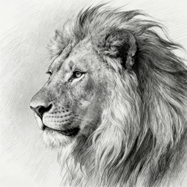 A Drawing Of A Lion gallery