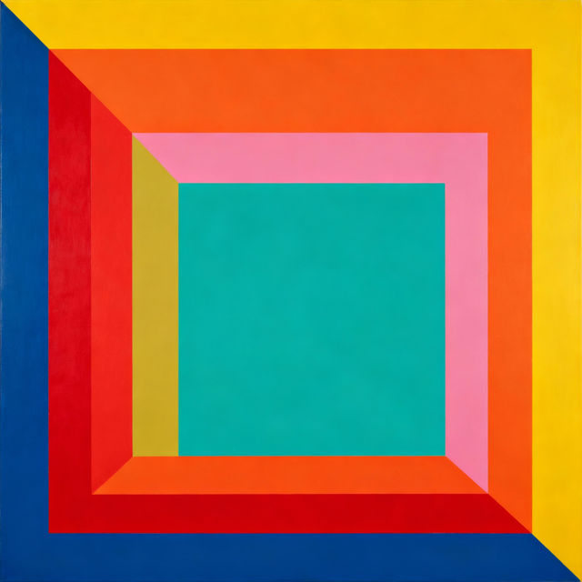 Josef Albers Art - AI Inspired gallery