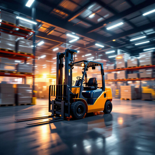 Forklift Pictures - AI Generated gallery