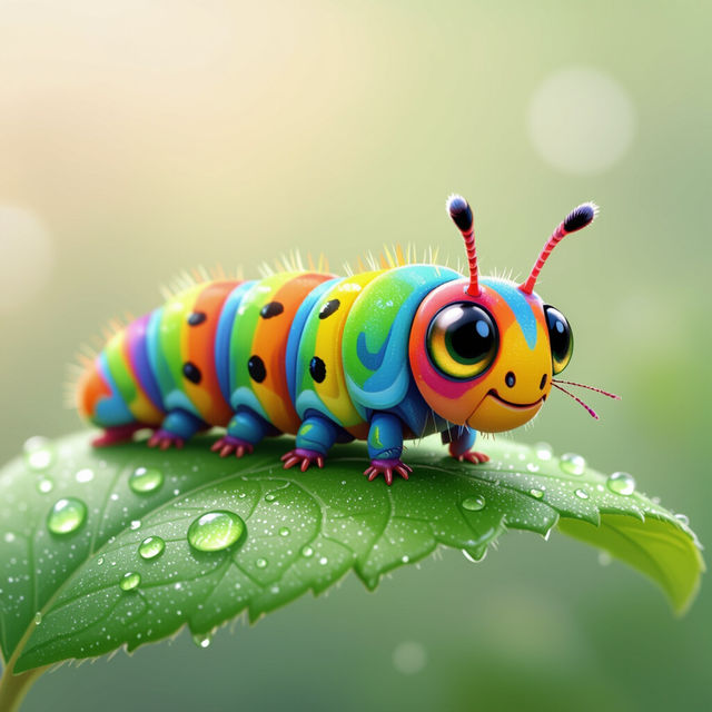 Caterpillar Art - Made With AI gallery