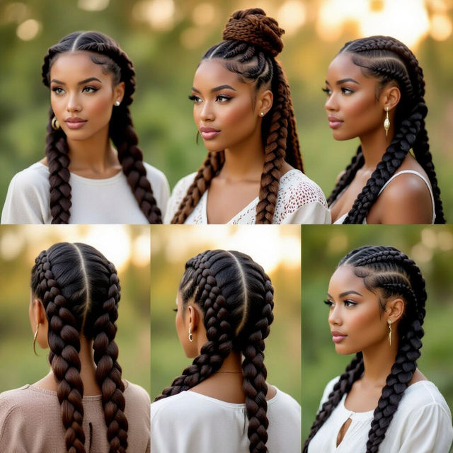 Big Braids Hairstyles Pictures gallery