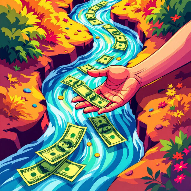 Cash Drawing Art - Made With AI gallery