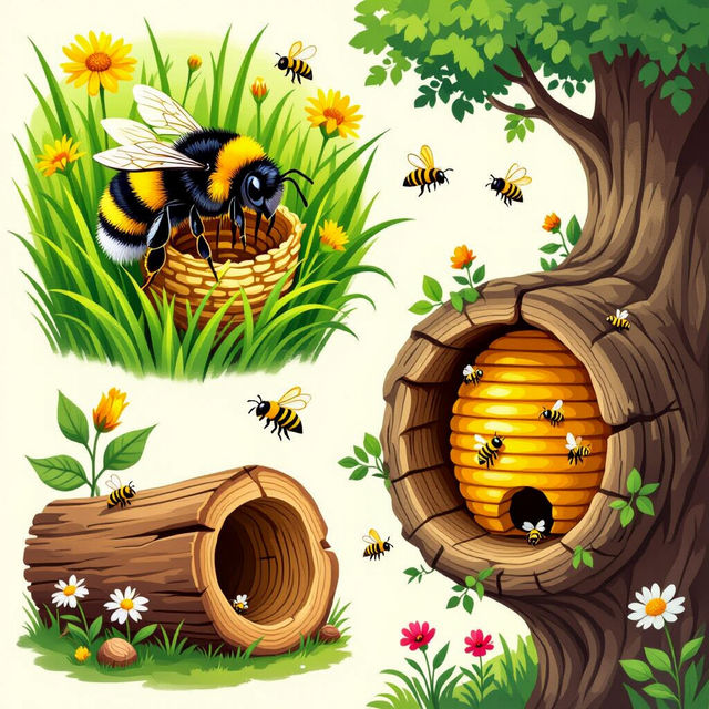 Types Of Bee Nests Pictures gallery