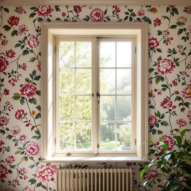 How To Wallpaper Around A Window gallery
