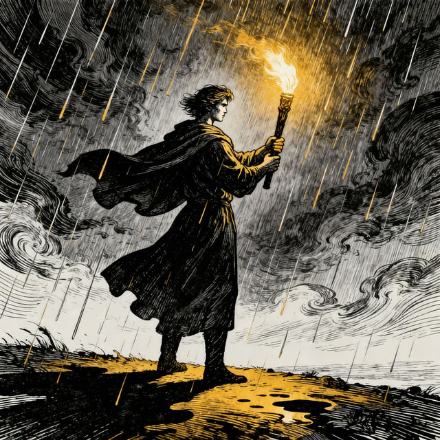 Courage Drawing - Made With AI gallery