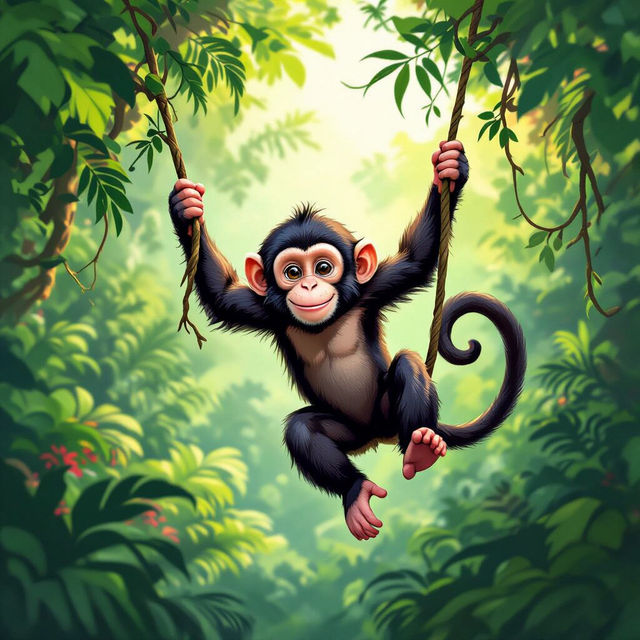 Picture Of Monkeys - AI Generated gallery