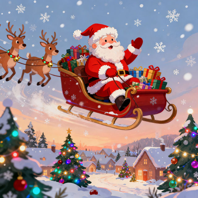 Merry Christmas Cartoon Images gallery