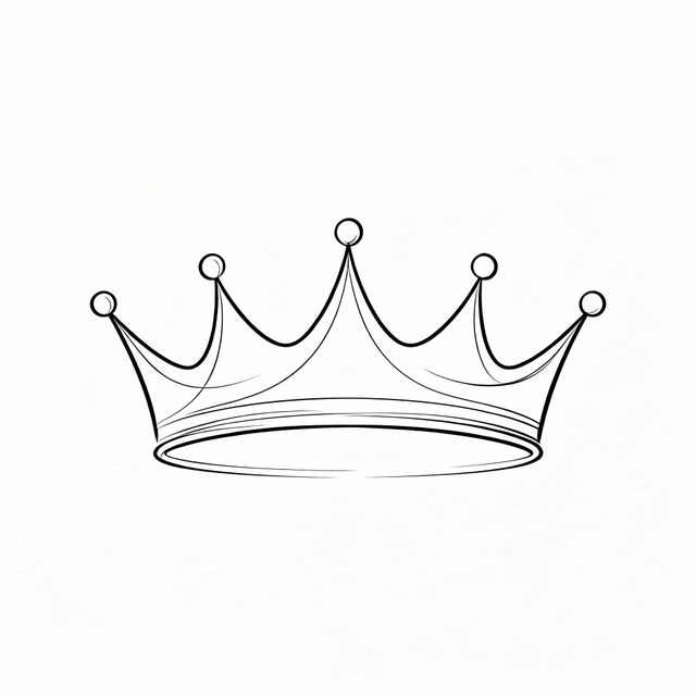 Easy Crown Drawing gallery