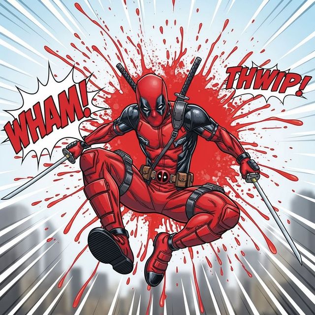 Explore AI-Generated Deadpool Drawings gallery