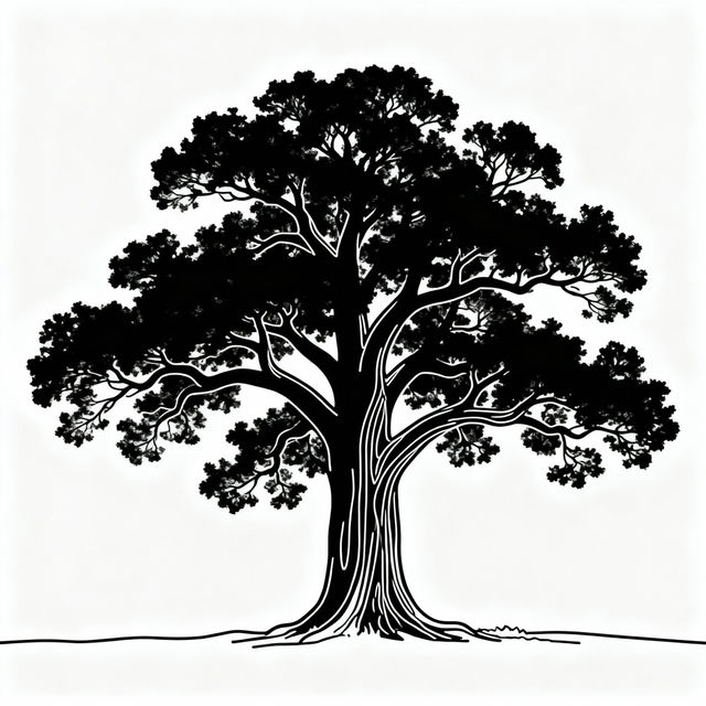 Tree Simple Drawing gallery
