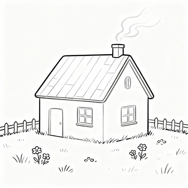 Easy Drawing Of House gallery