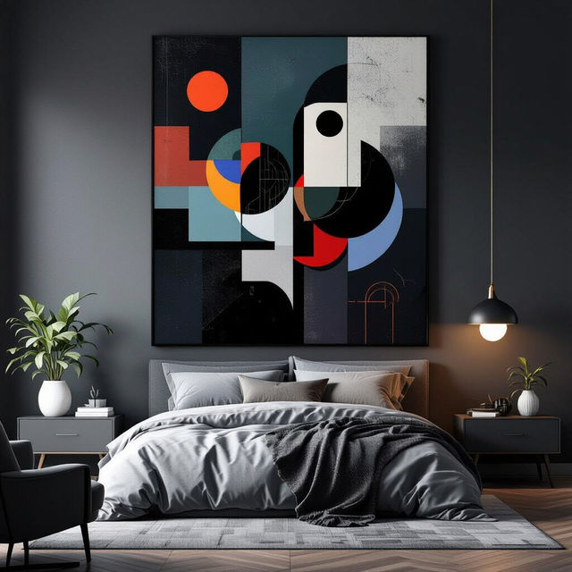 Wall Art For Guys Bedroom - AI Generated gallery