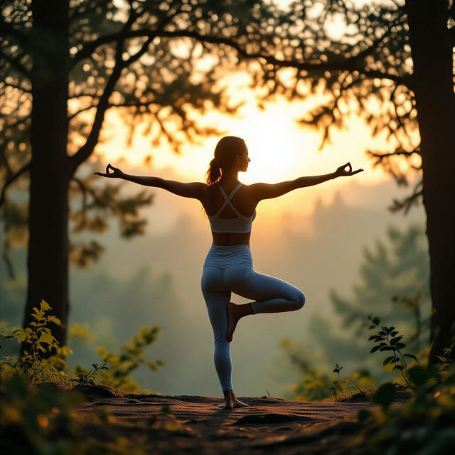 Vrikshasana Yoga Pose Images gallery