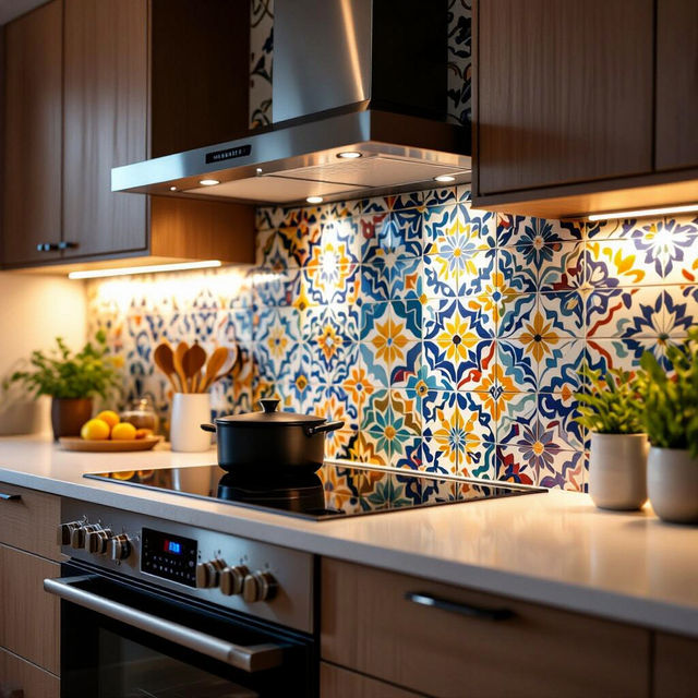 Wallpaper For Kitchen Backsplash gallery