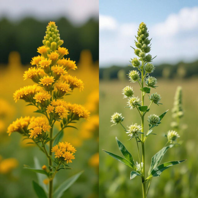 Goldenrod Vs Ragweed Pictures gallery