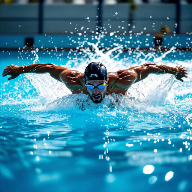 Swimmer Pictures - AI Generated gallery