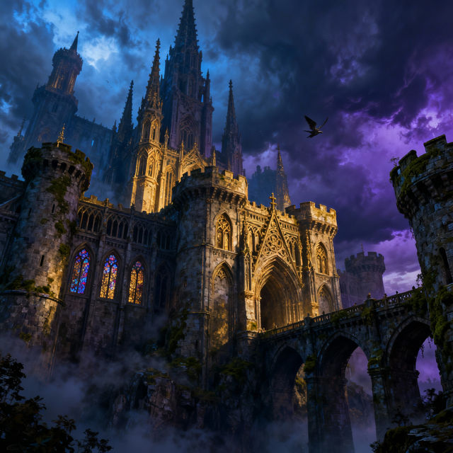 Castle Drawings - AI Generated gallery