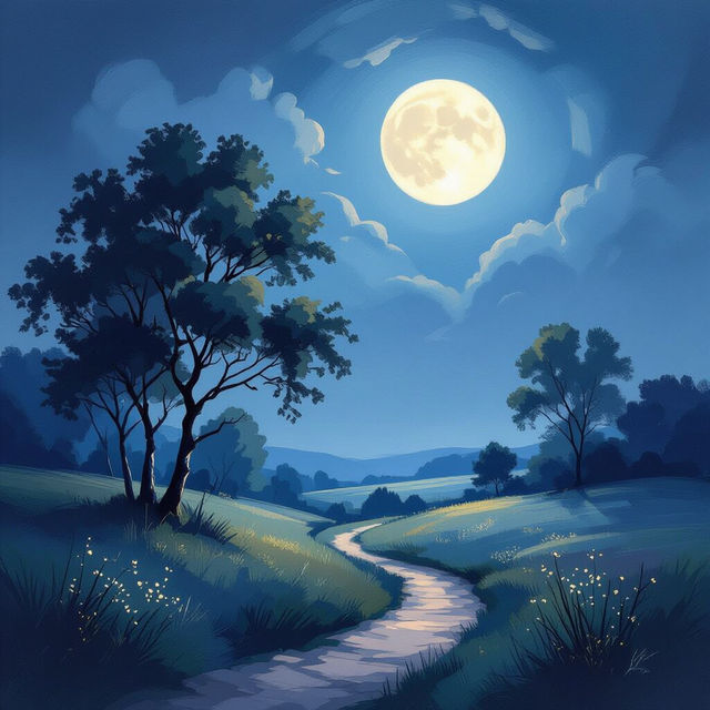 Moonlight Drawings - AI Generated Art gallery