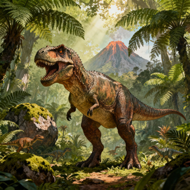 Dinosaur Drawings - AI Generated gallery