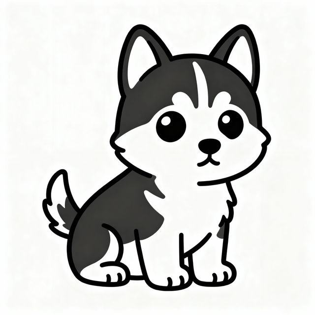 Husky Drawing Easy gallery