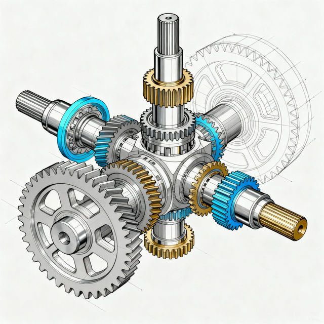 Transmission Drawings - AI Generated gallery