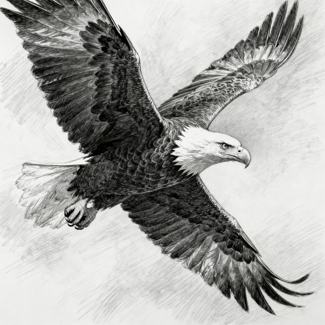 Bald Eagle Drawings - AI Generated Art gallery