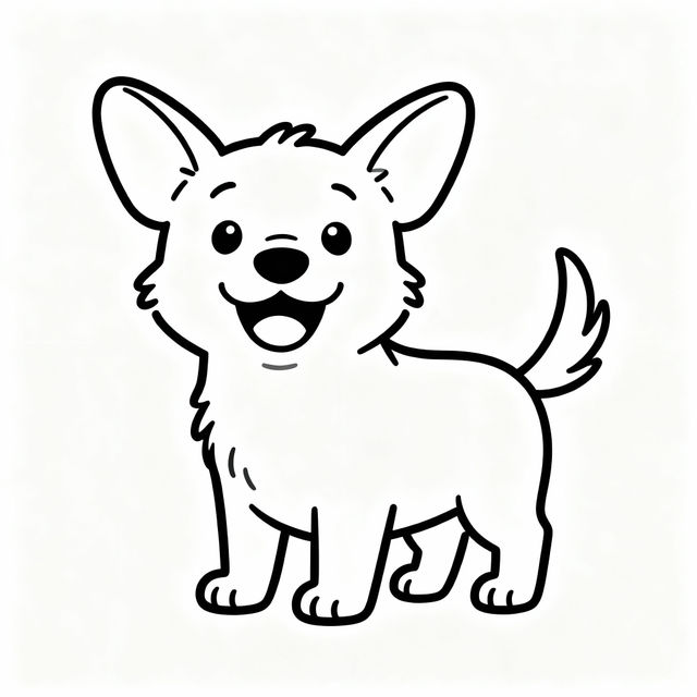 Drawing Of A Dog - Easy AI Art gallery