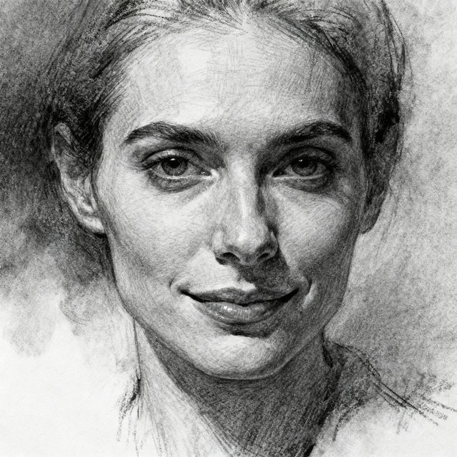 Sketch Of Person - AI Art gallery