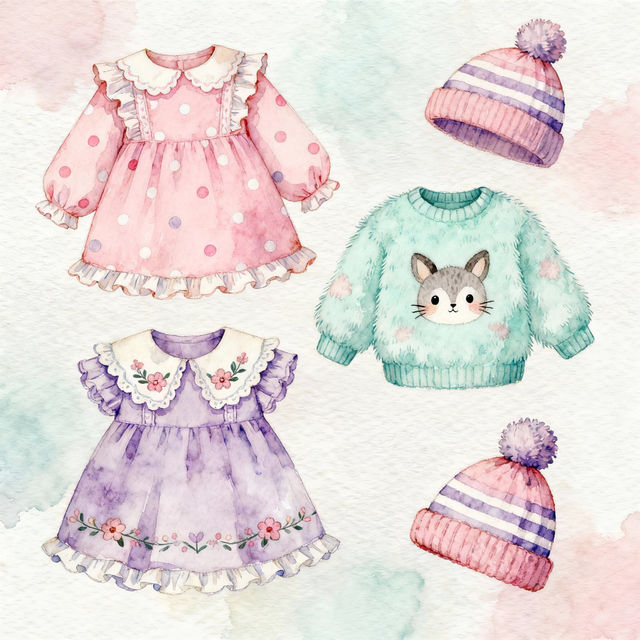 Cute Clothes Drawings - Made With AI gallery