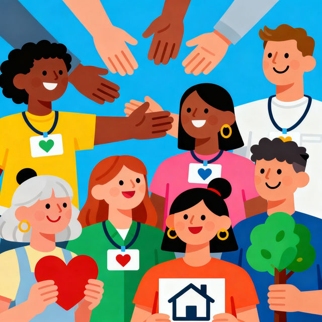 Volunteer Clip Art - Made With AI gallery