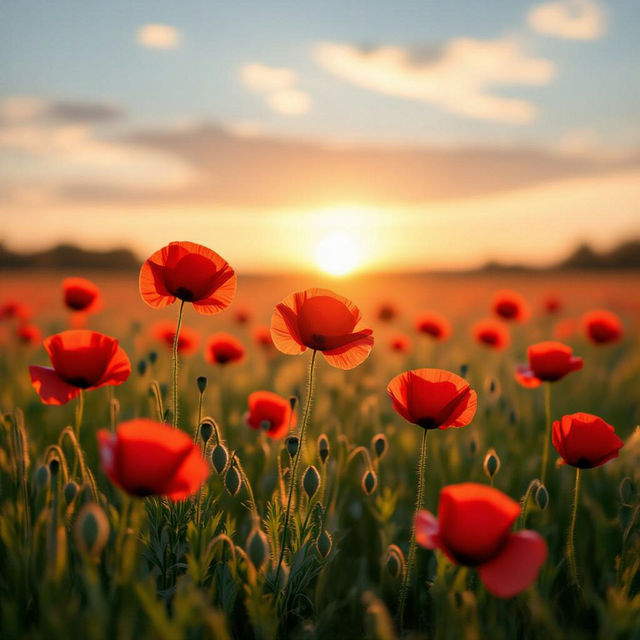 Pictures of Poppies - AI Generated gallery