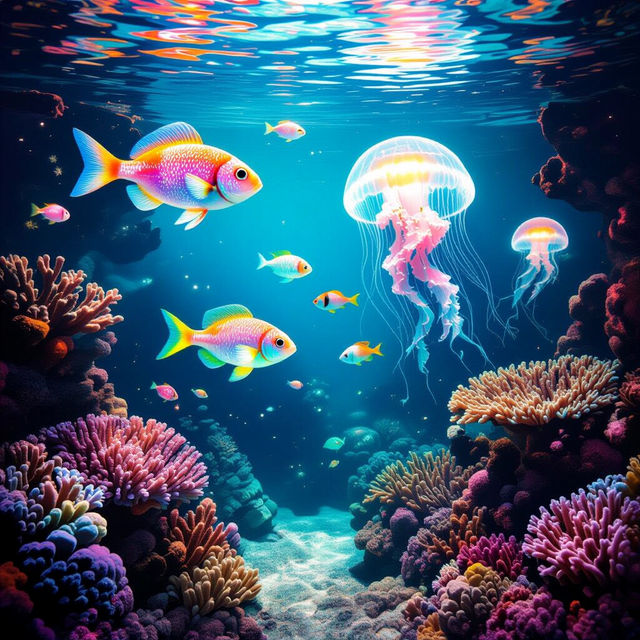 Ginza Art Aquarium - AI Generated Art gallery