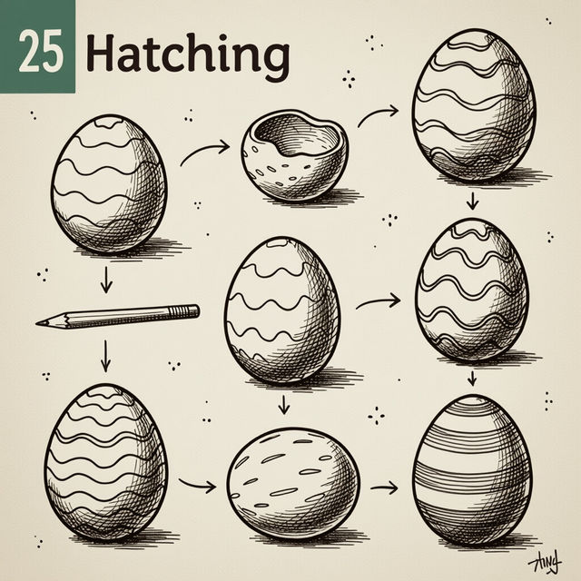 What Is Hatching In Art gallery