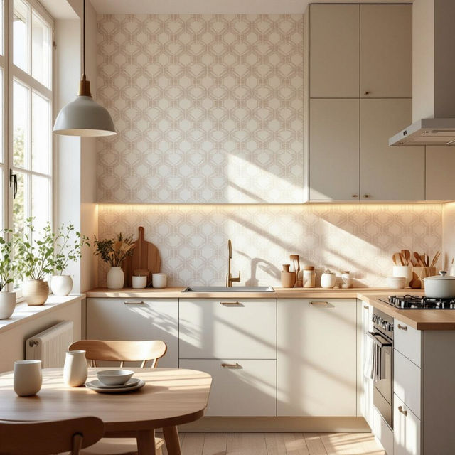Simple Kitchen Wallpaper Designs gallery