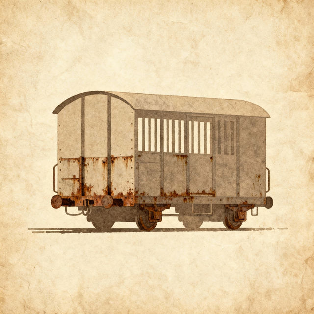 Cattle Car Drawing gallery