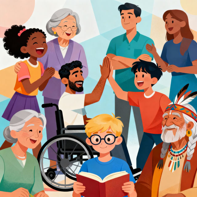 Diversity Drawings - Made With AI gallery