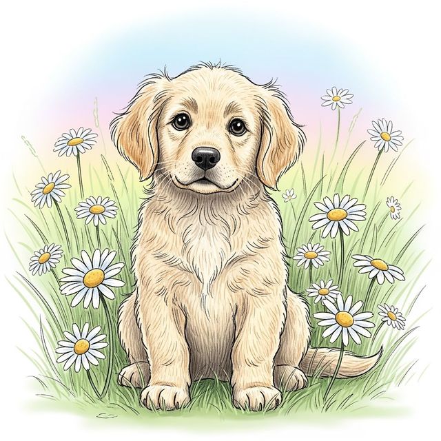 Cute Puppy Drawings Gallery gallery