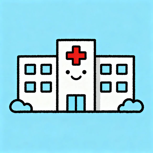 Hospital Easy Drawing gallery