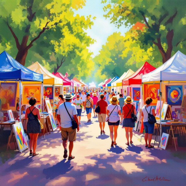 Cain Park Art Festival - AI Art gallery