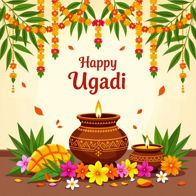Ugadi Wishes Images - Celebrate with AI Art gallery