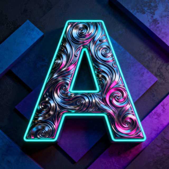 3D Letters Drawing gallery