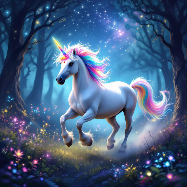 Unicorn Wallpapers - Magical AI Art gallery