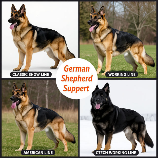 4 Types of German Shepherds gallery