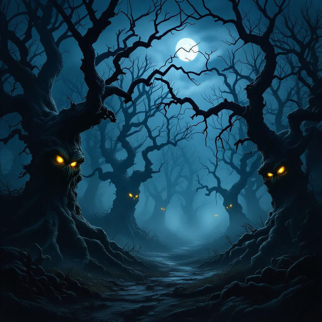 Browse AI-Generated Horror Wallpapers gallery