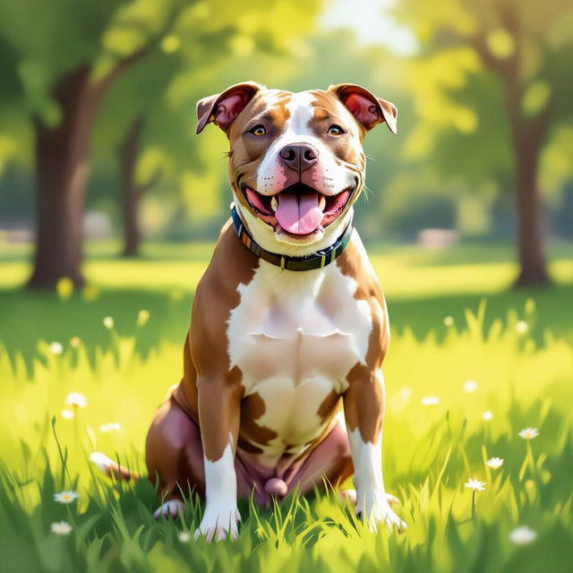 Pit Bull Pictures - Created With AI gallery