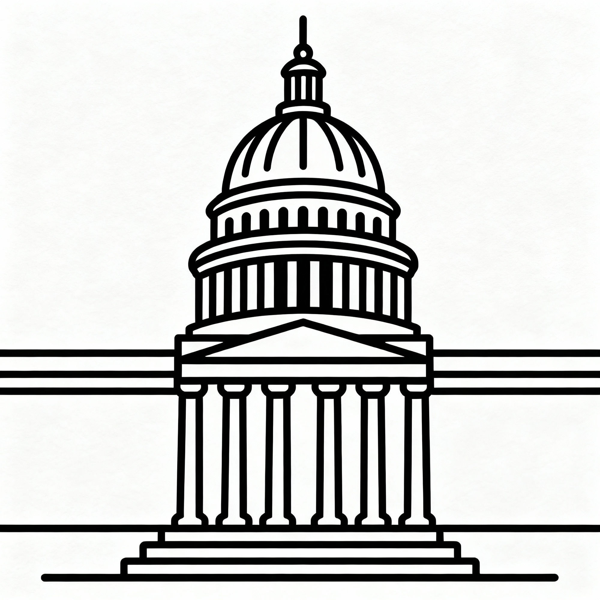 Legislative Branch Drawing Easy - Create Simple Visuals